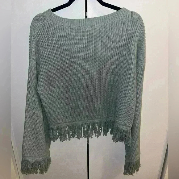 Blue knit top - Picture 4 of 5